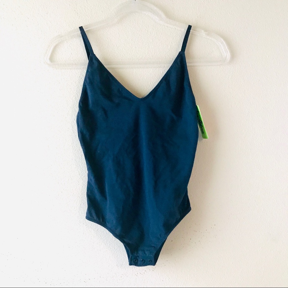 Sam Edelman navy cross back bodysuit small